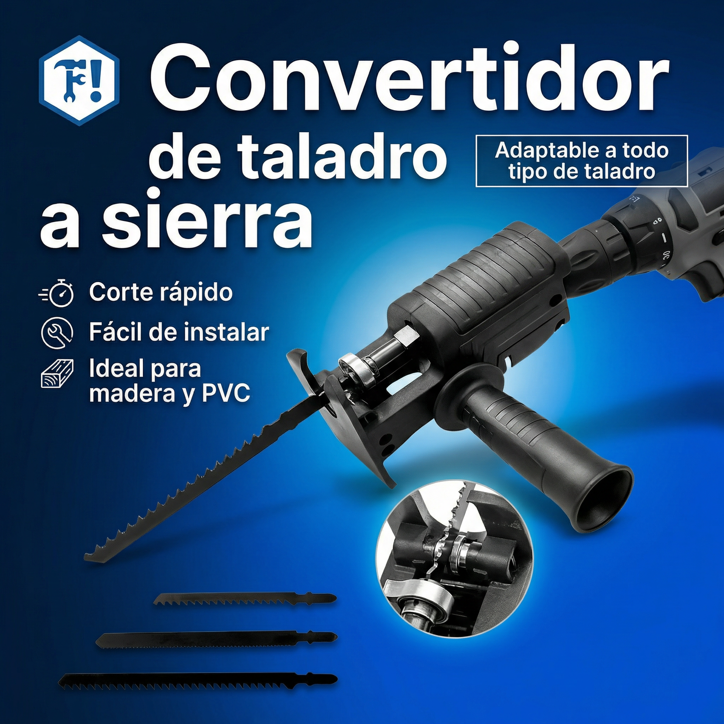 CONVERTIDOR DE TALADRO A SIERRA